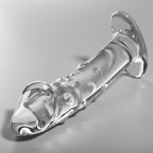 NEBULA SERIES BY IBIZA - MODELLO 19 DILDO IN VETRO BOROSILICATO 18,5 X 4 CM ROSA